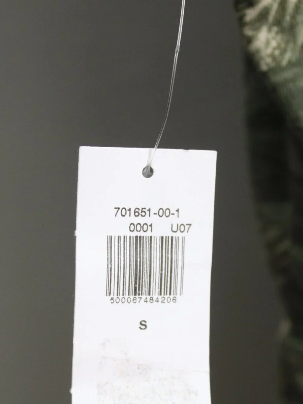 Old Navy Waist-Defined Printed Slub-Knit Dress Green Olive Tropical Small NWT - Picture 7 of 8
